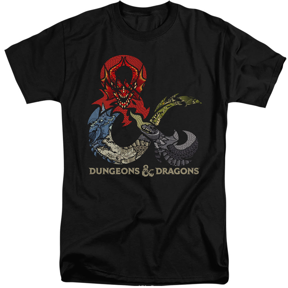 Dungeons And Dragons Dragons In Dragons Mens Tall T Shirt Black