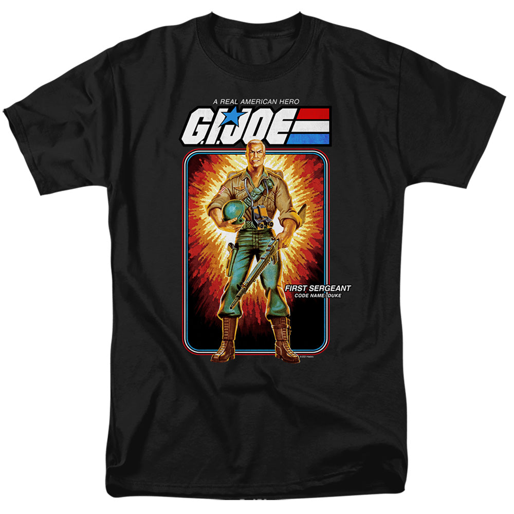 G.I. Joe Duke Card Mens T Shirt Black-6X