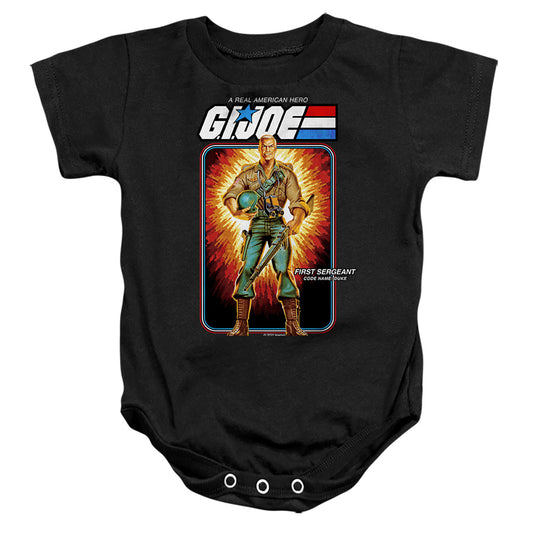 G.I. Joe Duke Card Infant Baby Snapsuit Black