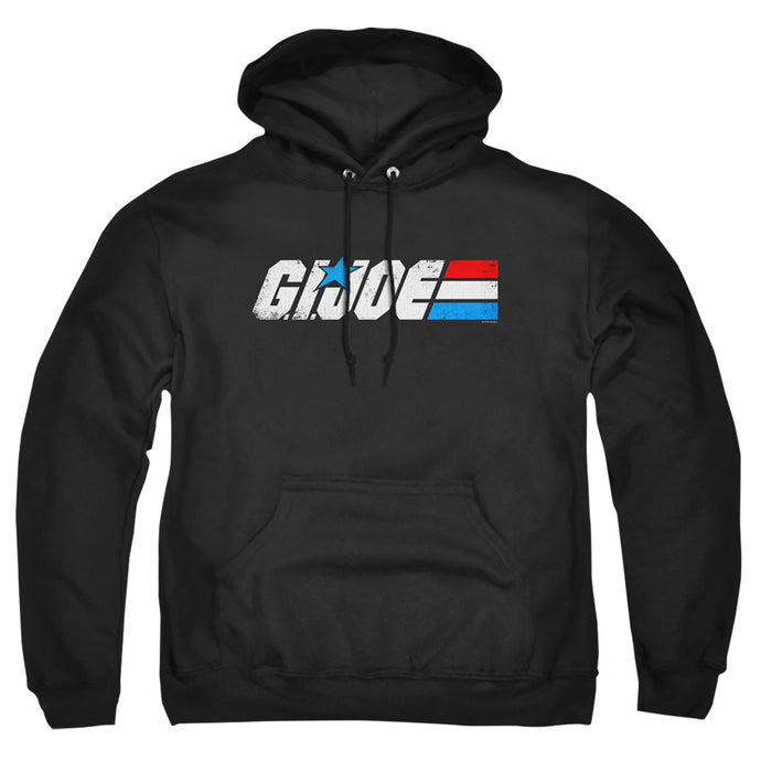 G.I. Joe Distressed Logo Mens Hoodie Black