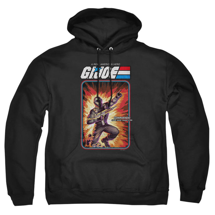 G.I. Joe Snake Eyes Card Mens Hoodie Black