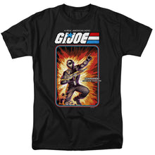 Load image into Gallery viewer, G.I. Joe Snake Eyes Card Mens T Shirt Black