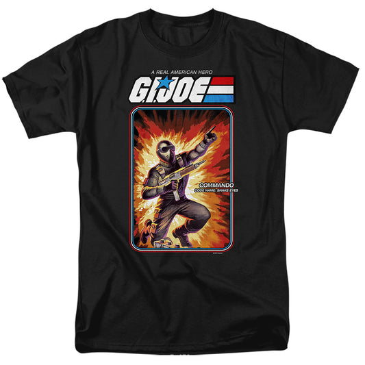 G.I. Joe Snake Eyes Card Mens T Shirt Black-6X