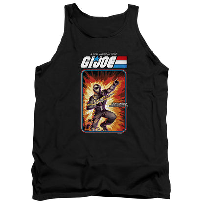 G.I. Joe Snake Eyes Card Mens Tank Top Shirt Black