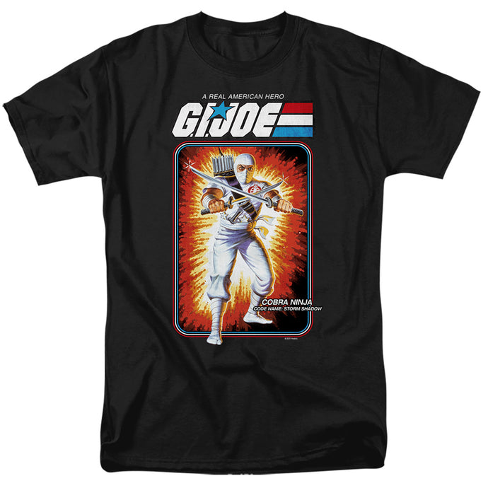 G.I. Joe Storm Shadow Card Mens T Shirt Black-6X