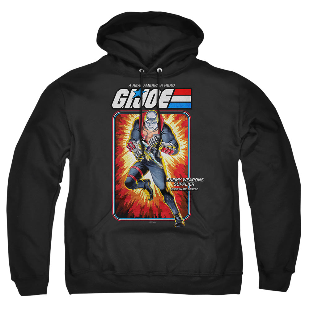 G.I. Joe Destro Card Mens Hoodie Black