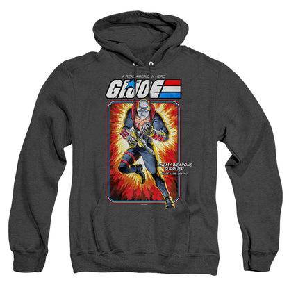 G.I. Joe Destro Card Mens Heather Hoodie Black