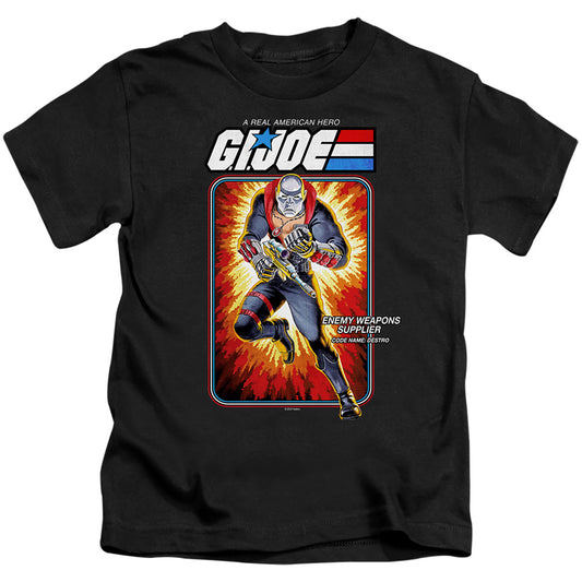 G.I. Joe Destro Card Juvenile Kids Youth T Shirt Black