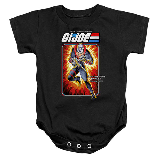 G.I. Joe Destro Card Infant Baby Snapsuit Black