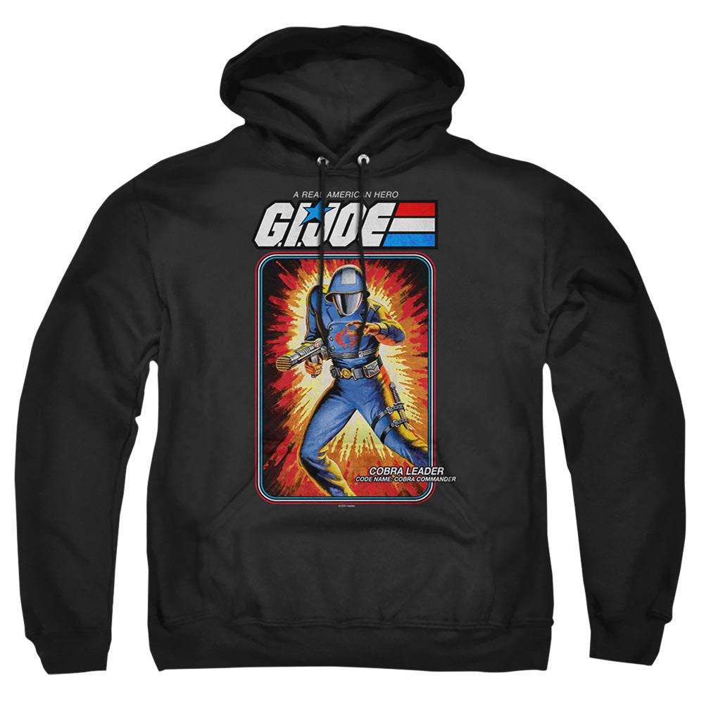 G.I. Joe Cobra Commander Card Mens Hoodie Black