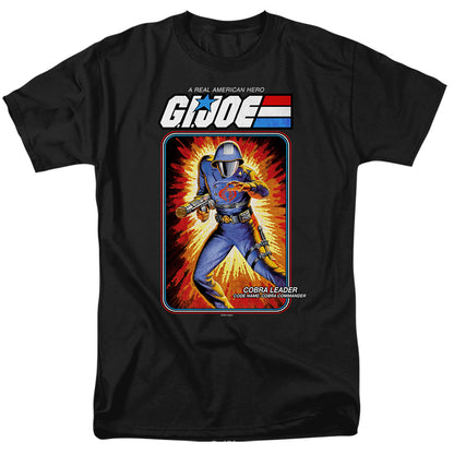 G.I. Joe Cobra Commander Card Mens T Shirt Black