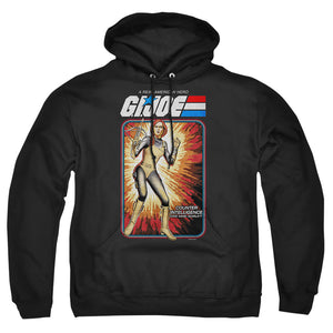 G.I. Joe Scarlett Card Mens Hoodie Black