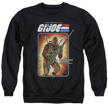 G.I. Joe Roadblock Card Mens Crewneck Sweatshirt Black