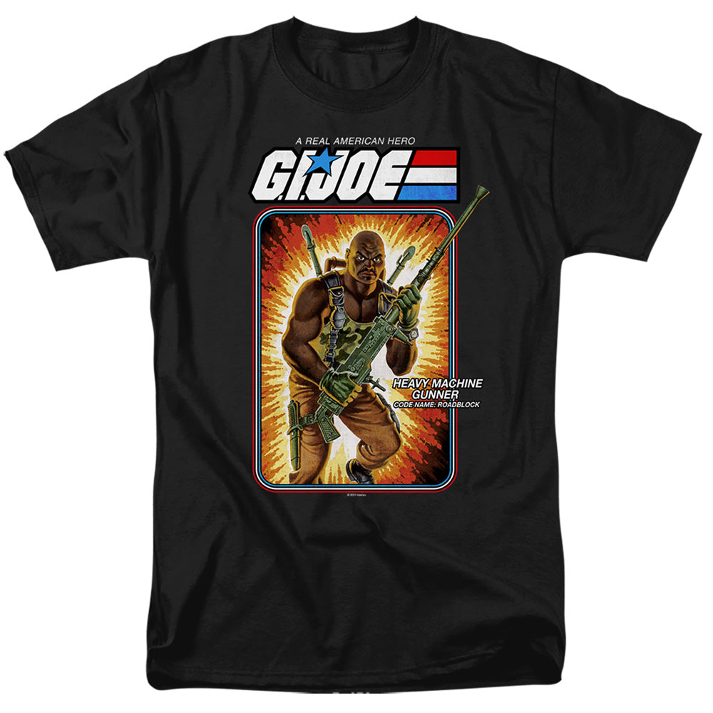 G.I. Joe Roadblock Card Mens T Shirt Black-6X