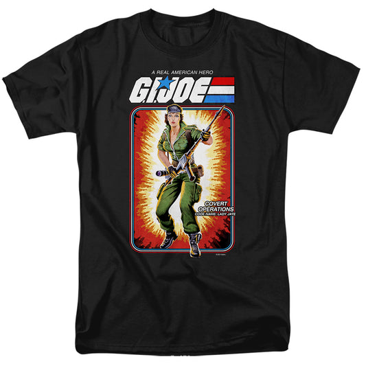 G.I. Joe Lady Jaye Card Mens T Shirt Black-6X