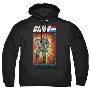 G.I. Joe Stalker Card Mens Hoodie Black