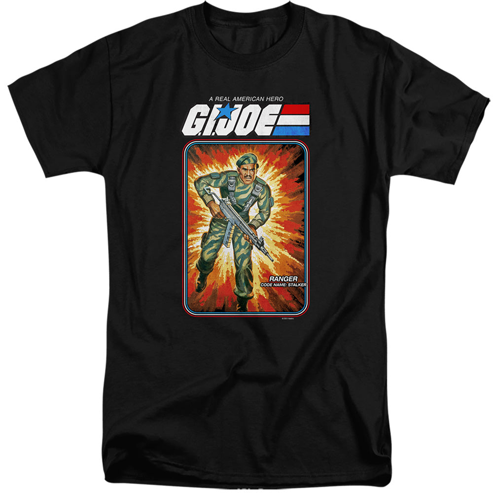 G.I. Joe Stalker Card Mens Tall T Shirt Black