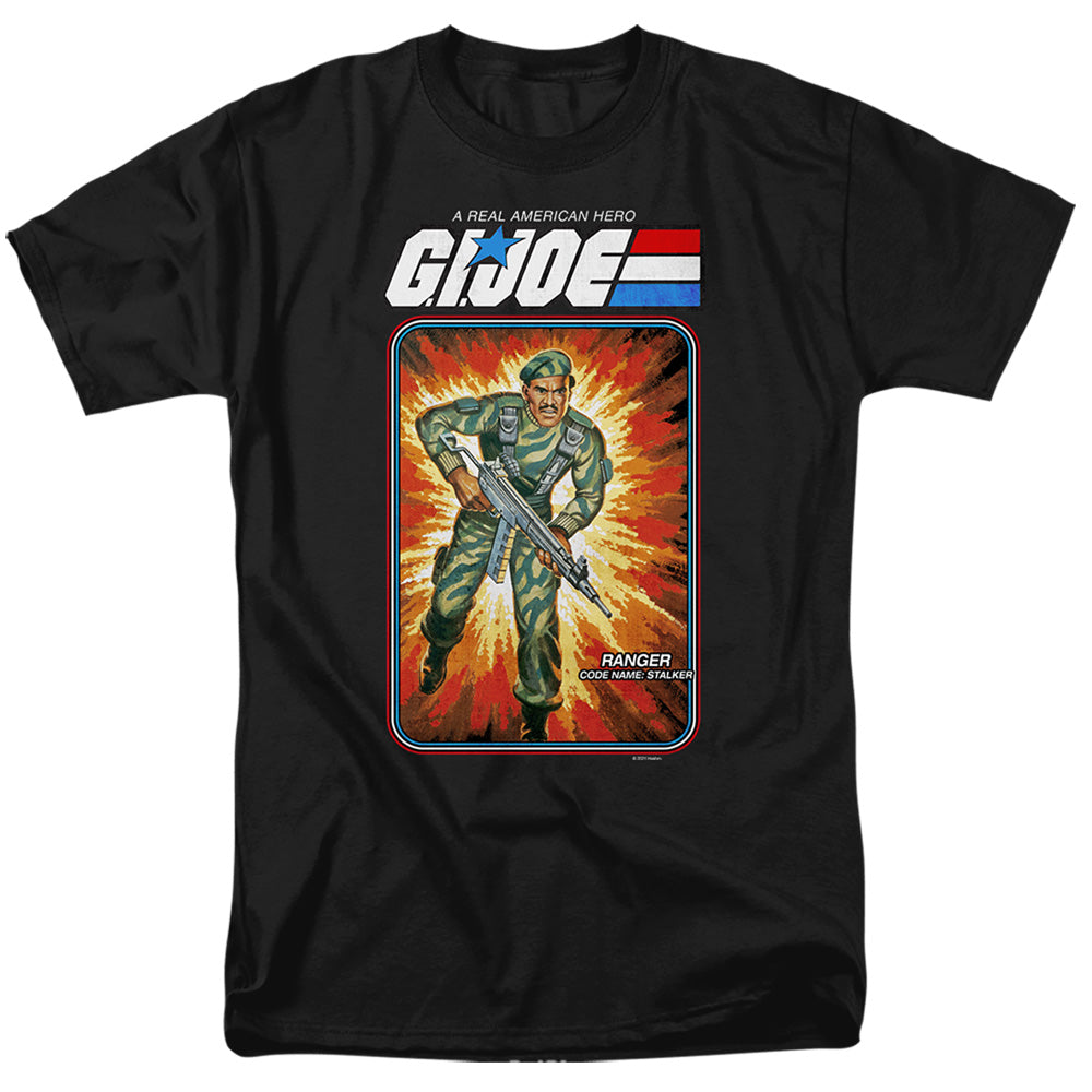 G.I. Joe Stalker Card Mens T Shirt Black