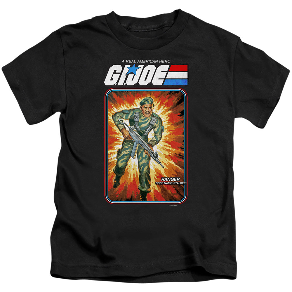 G.I. Joe Stalker Card Juvenile Kids Youth T Shirt Black