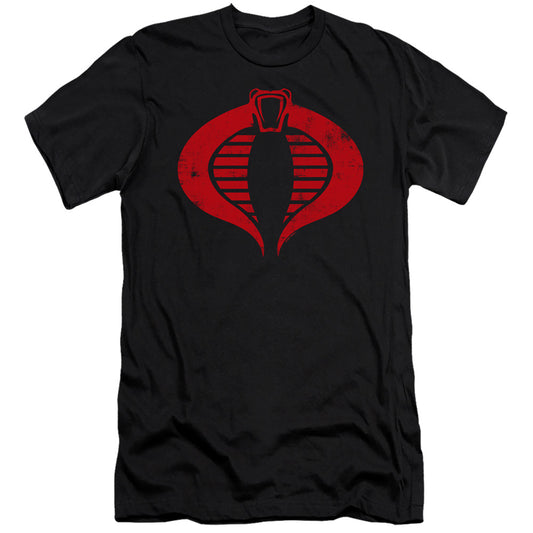 G.I. Joe Cobra Logo Premium Bella Canvas Slim Fit Mens T Shirt Black