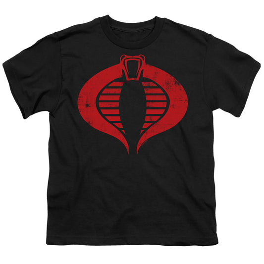 G.I. Joe Cobra Logo Kids Youth T Shirt Black