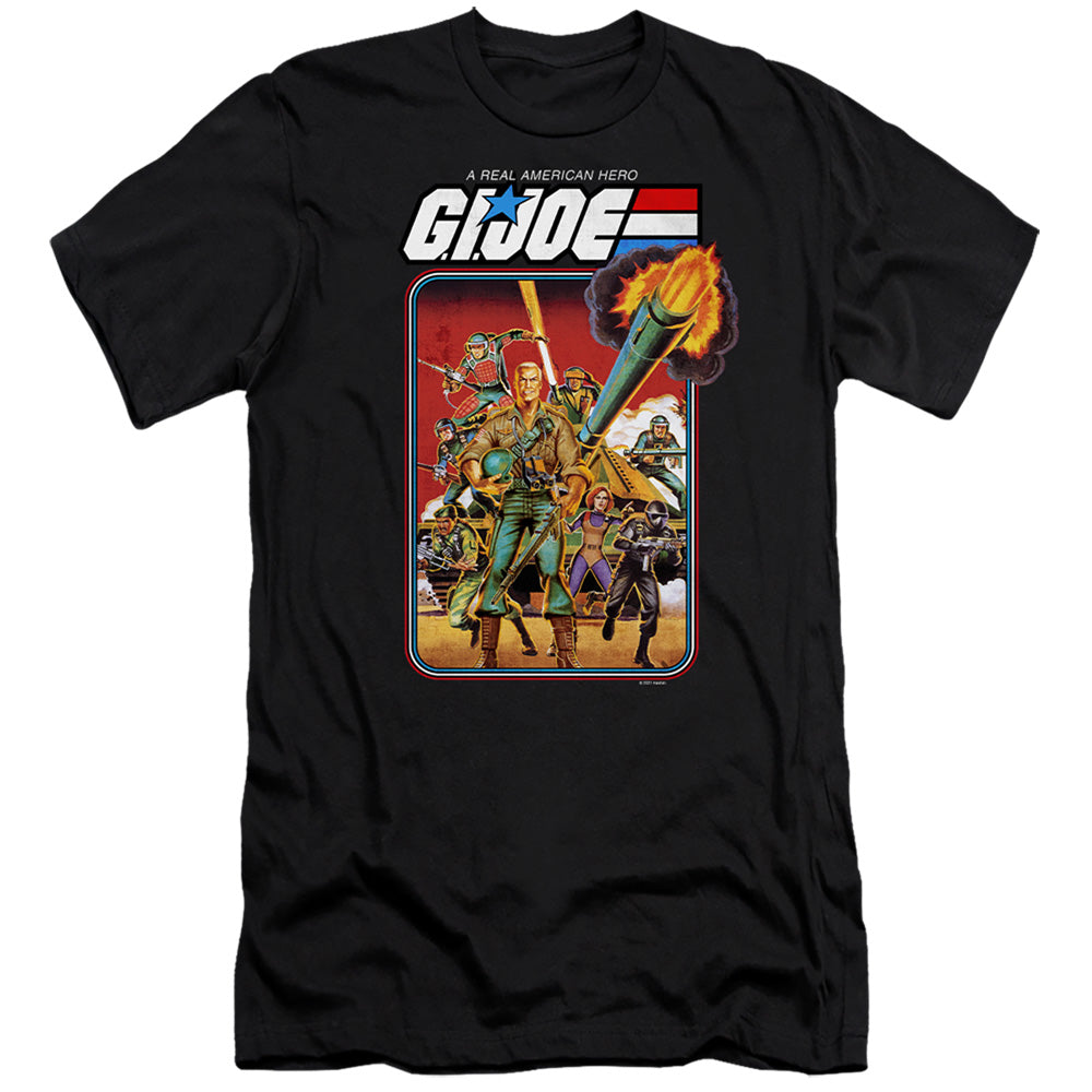 G.I. Joe Hero Group Slim Fit Mens T Shirt Black