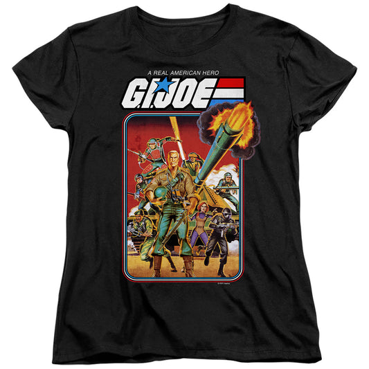 G.I. Joe Hero Group Womens T Shirt Black