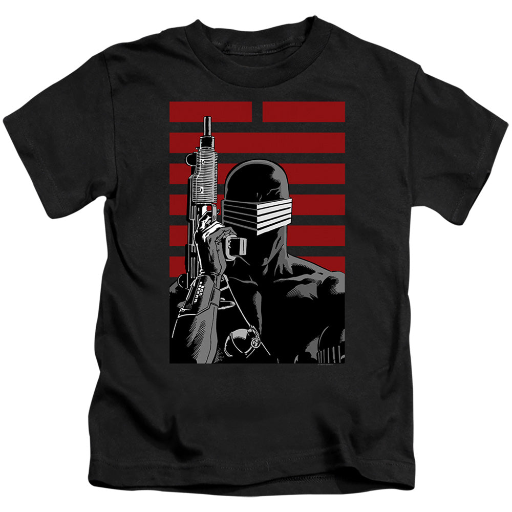 G.I. Joe Snake Eyes Ninja Juvenile Kids Youth T Shirt Black