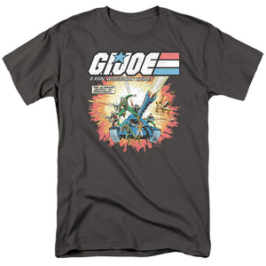 G.I. Joe Real American Hero Mens T Shirt Charcoal