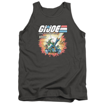 G.I. Joe Real American Hero Mens Tank Top Shirt Charcoal