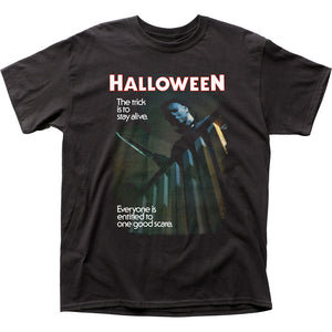 Halloween One Good Scare Mens T Shirt Black