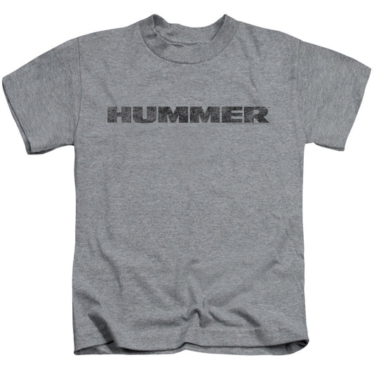 Hummer Distressed Hummer Logo Juvenile Kids Youth T Shirt Athletic Heather