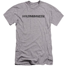 Load image into Gallery viewer, Hummer Distressed Hummer Logo Premium Bella Canvas Slim Fit Mens T Shirt Athletic Heather