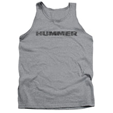 Load image into Gallery viewer, Hummer Distressed Hummer Logo Mens Tank Top Shirt Athletic Heather