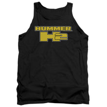 Load image into Gallery viewer, Hummer H2 Block Logo Mens Tank Top Shirt Black