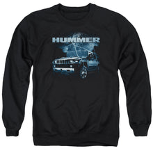 Load image into Gallery viewer, Hummer Stormy Ride Mens Crewneck Sweatshirt Black