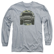 Load image into Gallery viewer, Hummer Lead Or Follow Mens Long Sleeve Shirt Athletic Heather