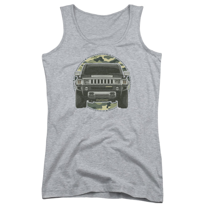 Hummer Lead or Follow Womens Tank Top Shirt Athletic Heather