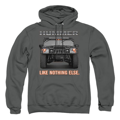 Hummer Like Nothing Else Mens Hoodie Charcoal