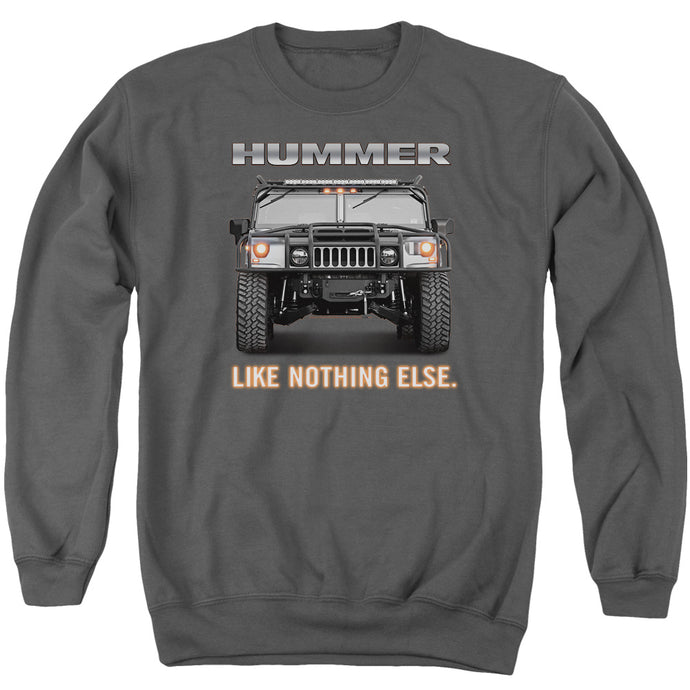 Hummer Like Nothing Else Mens Crewneck Sweatshirt Charcoal