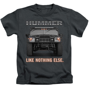 Hummer Like Nothing Else Juvenile Kids Youth T Shirt Charcoal