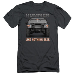 Hummer Like Nothing Else Slim Fit Mens T Shirt Charcoal