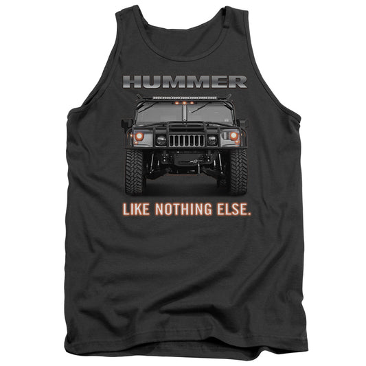 Hummer Like Nothing Else Mens Tank Top Shirt Charcoal