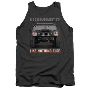 Hummer Like Nothing Else Mens Tank Top Shirt Charcoal