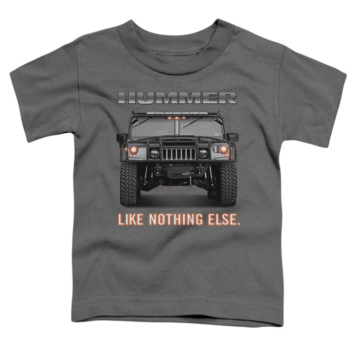 Hummer Like Nothing Else Toddler Kids Youth T Shirt Charcoal