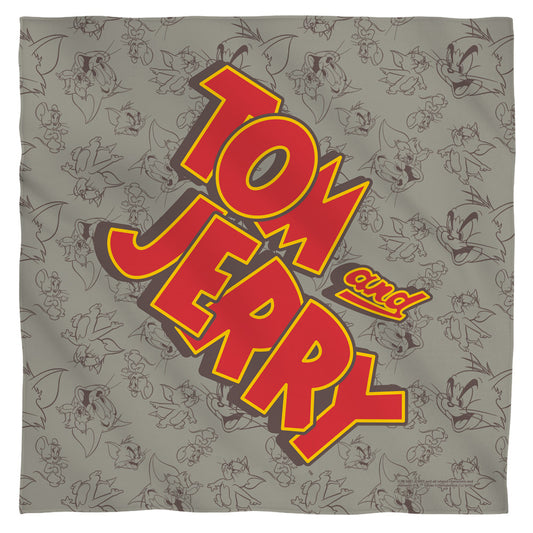 Tom and Jerry Logo Bandana