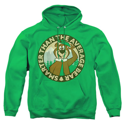 Yogi Bear Arter Than Average Mens Hoodie Kelly Green