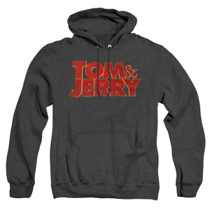 Tom And Jerry Movie Movie Logo Mens Heather Hoodie Black