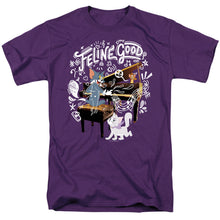 Load image into Gallery viewer, Tom And Jerry Movie Feline Good Mens T Shirt Purple