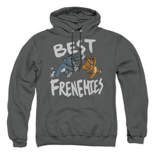 Load image into Gallery viewer, Tom And Jerry Movie Best Frenemies Mens Hoodie Charcoal